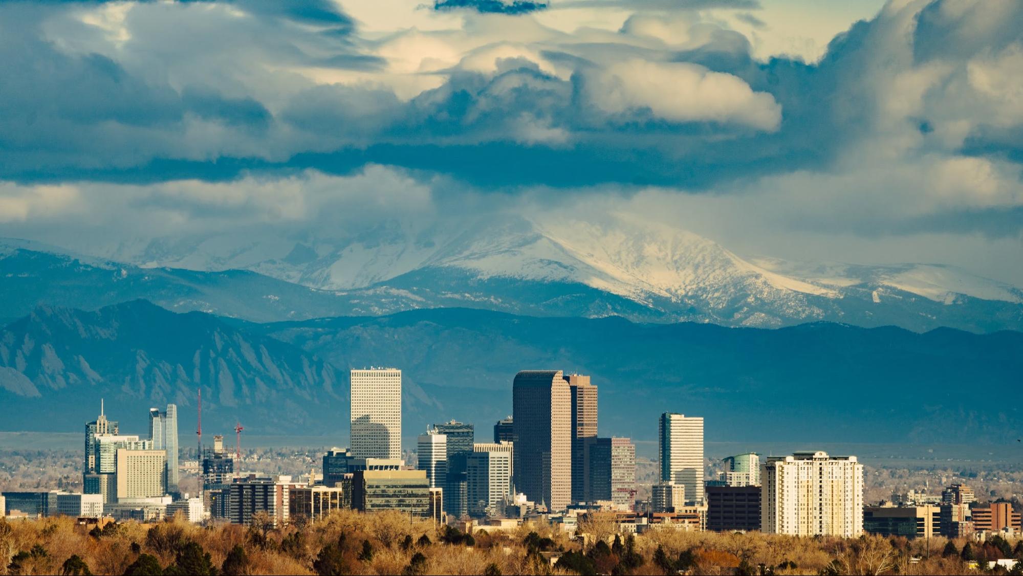 Colorado city skyline
