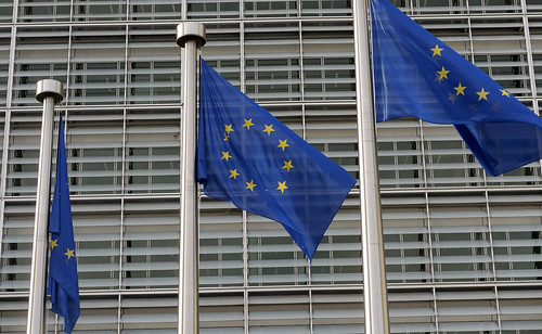 European Commission Flags