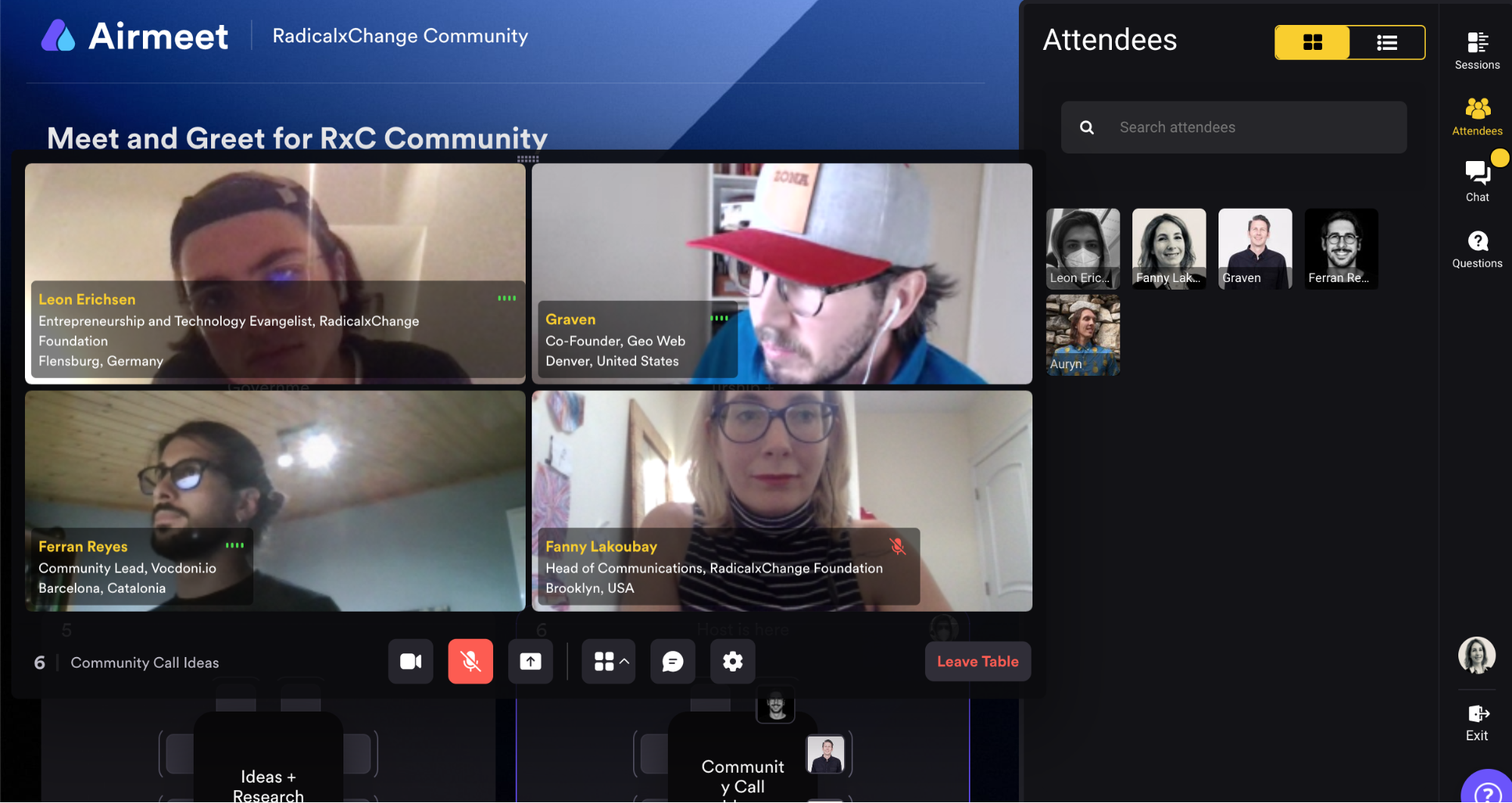 people having fun on Airmeet